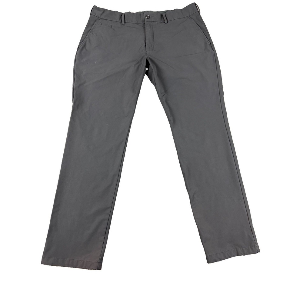 Kjus Mens Black Performance Chino Golf Business Casual Stretch Pants 56/2XL 38US